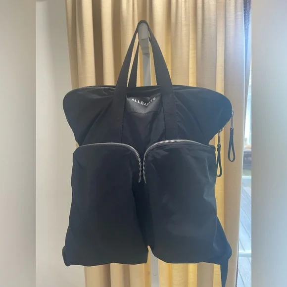 All Saints Black Travel Bag - Picture 16 of 16